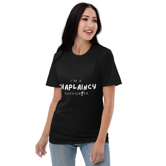 Chaplaincy supporter “cross edition” black unisex Short-Sleeve T-Shirt