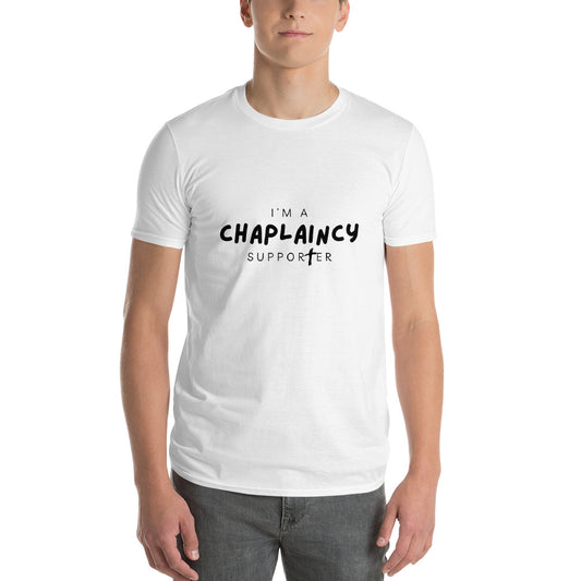 Chaplaincy supporter “cross editon” white unisex Short-Sleeve T-Shirt