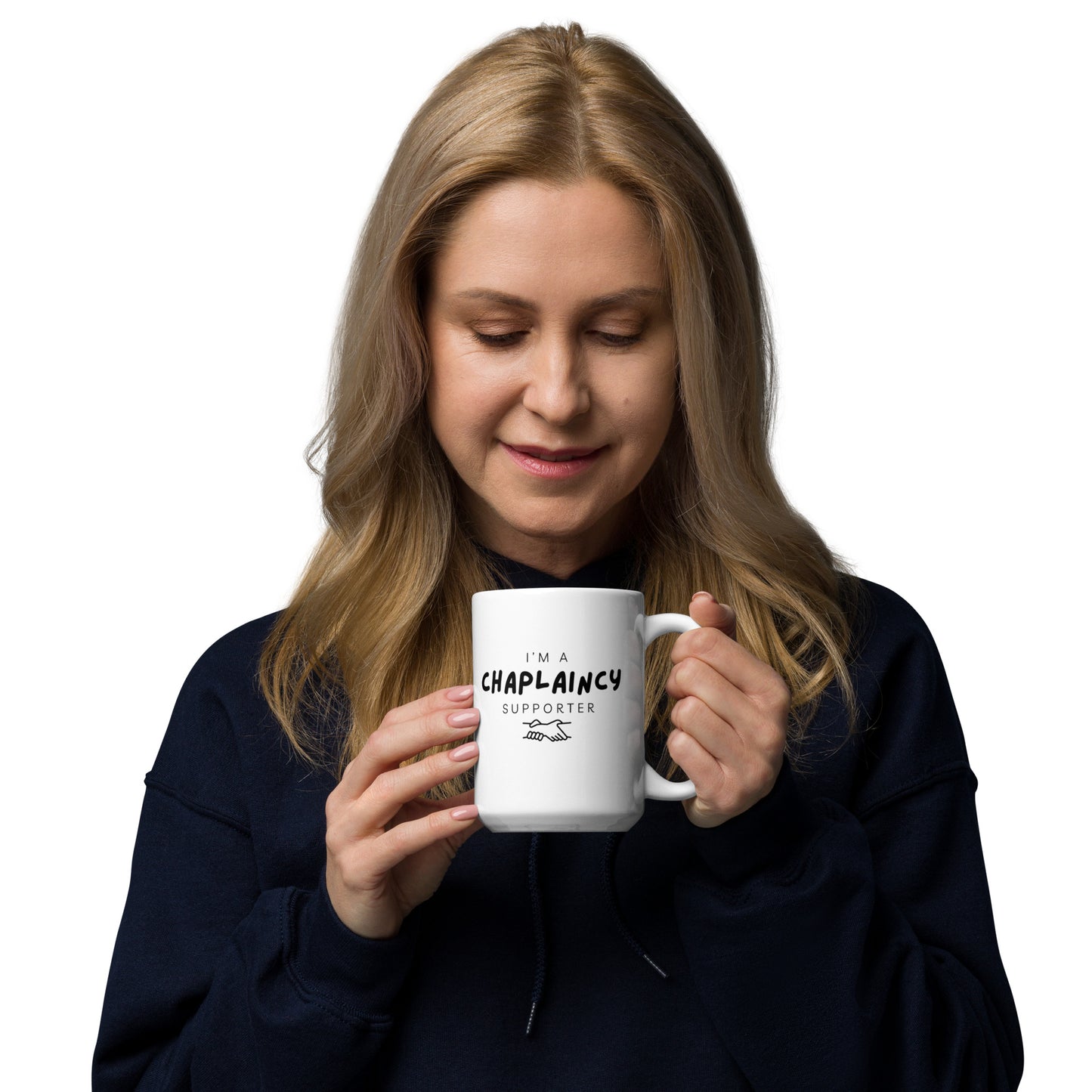 Chaplaincy supporter White glossy mug